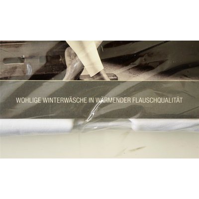 ESGE Lange Unterhose Herren Art.450/120 Weiß Strickflausch