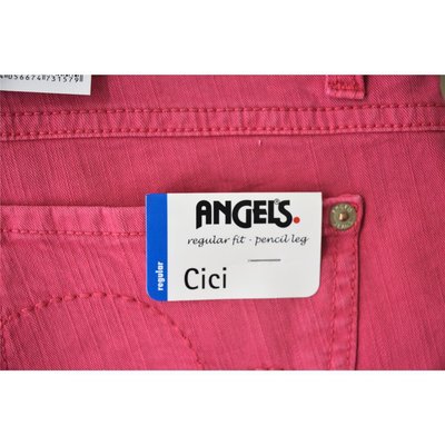 Angels Cici modische Damen Slim Fit Jeans in Pink, Power Stretch