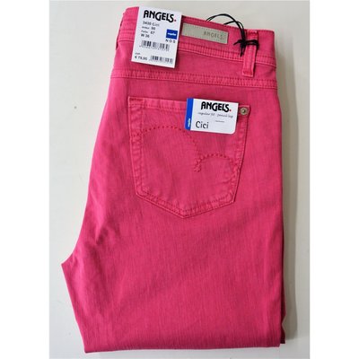 Angels Cicim modische Jeans in frischem Pink, Power Stretch 46 regular
