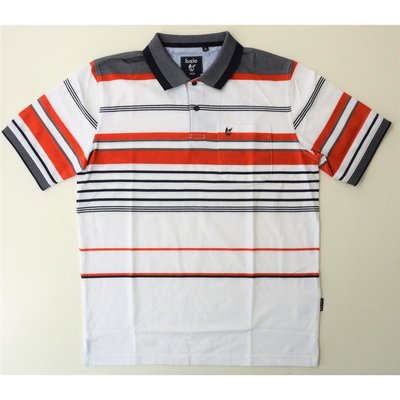 HAJO,  modisches Polo-Shirt in Marine/Rot/Weiß mit Brusttasche, Pique-Qualität