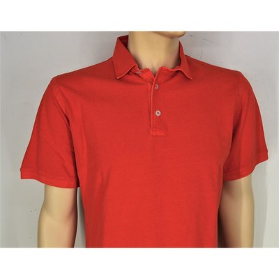 Maselli modisches Herren Polo-Shirt in Rot, Piqué-Qualität