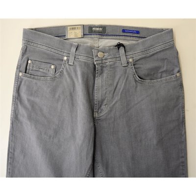 Pioneer Mega Flex 5-Pocket Herren Jeans in Grau Stretch
