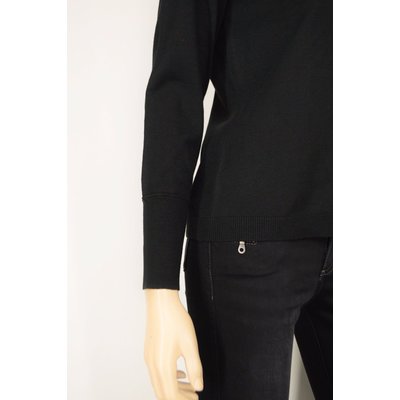 Rabe hochwertiger Pullover in Schwarz, V-Ausschnitt, schne Details, Gr whlbar 40
