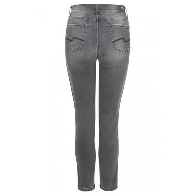 Angels Skinny Atheltic -Damen Slim Fit Jeans Anthrazit mit seitlichem Streifen