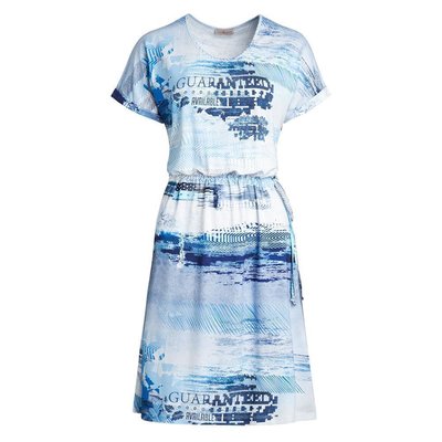 Your Concept sommerliches leichtes Kleid mit tollem maritimen Druck 40