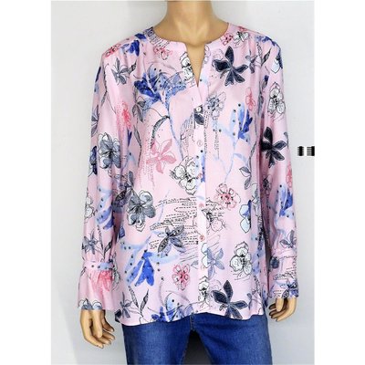 RABE sommerliche Bluse mit floralem Druck und schönen Details 