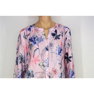 RABE sommerliche Bluse mit floralem Druck und schnen Details 