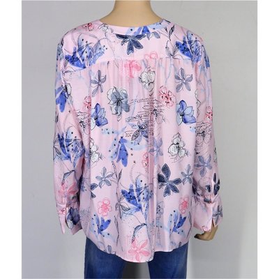 RABE sommerliche Bluse mit floralem Druck und schnen Details 