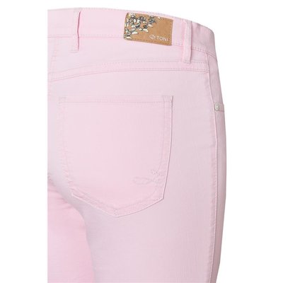 Toni Fashion Perfect Shape Zip Damen 7/8 Slim Fit Hose in Ros, Stretch 46