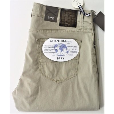 BRAX  Cadiz Quantum, modische 5-Pocket Hose/Jeans in Beige, Stretch, Gr. whlbar 34/32