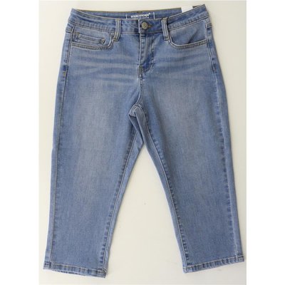 soyaconcept Vicky modische Damen Bermuda Jeans in schmaler Form W28