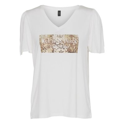 soyaconcept Naima modisches Damen Shirt mit Front Print, Stretch XL