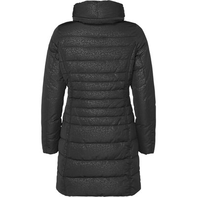 Geisha Fashion modische Winterjacke/Mantel in Schwarz mit Leoparden Muster 36