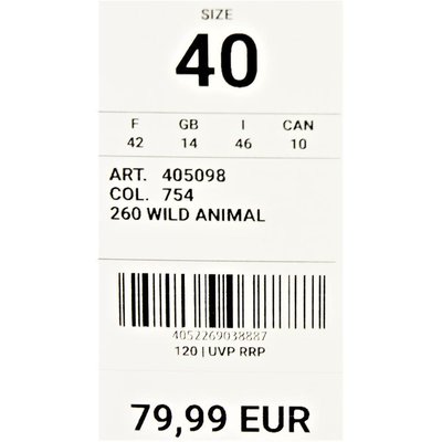 Monari Pullover 405098 Wild Animal 40