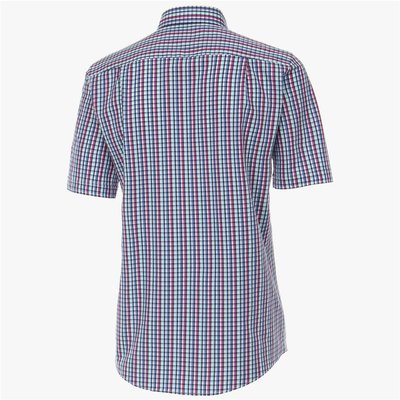 Casa Moda kariertes Herren 1/2 Hemd mit Button-Down-Kragen, Comfort Fit