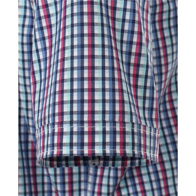 Casa Moda kariertes Herren 1/2 Hemd mit Button-Down-Kragen, Comfort Fit L