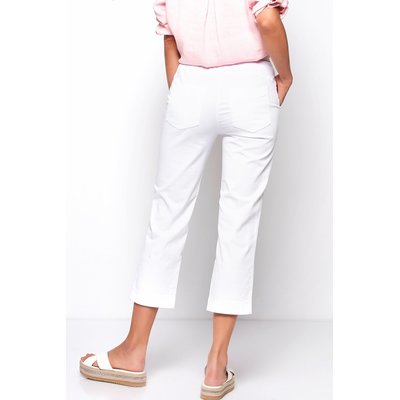 Toni Fashion Sue, leichte Damen 3/4 Hose Joggpant in Weiß