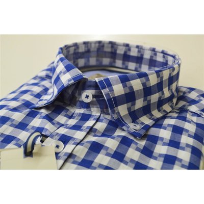 Venti, modisches Hemd in Blau/Wei mit angesagtem Druck, Slim Fit,  XL