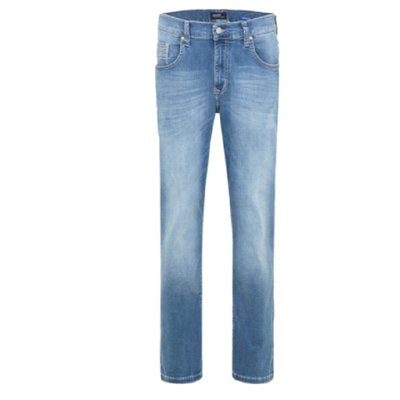 Pioneer Rando Megaflex bequeme Herren 5-Pocket Jeans in Stone used Stretch