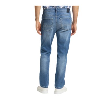 Pioneer Rando Megaflex bequeme Herren 5-Pocket Jeans in Stone used Stretch