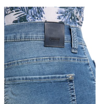 Pioneer Rando Megaflex bequeme Herren 5-Pocket Jeans in Stone used Stretch 32/30