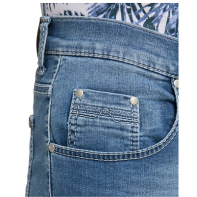 Pioneer Rando Megaflex bequeme Herren 5-Pocket Jeans in Stone used Stretch 32/30