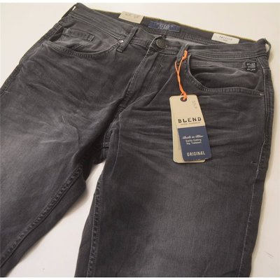 Blend Twister Herren Jeans Anthrazit Used Slim Fit W40/L34