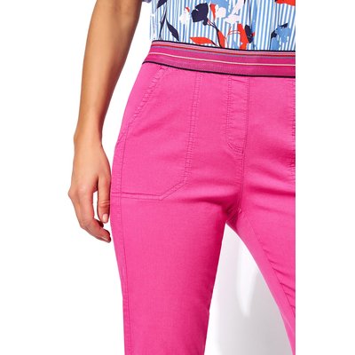 Toni Fashion Sue leichte 3/4 Damen Hose/Jogpant in Pink, Stretch