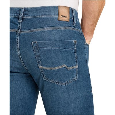 Pioneer Eric Megaflex bequeme Herren 5-Pocket Jeans in Stone used, Stretch 34/30