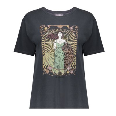 Geisha Fashion angesagtes T-Shirt in Acid Grey mit Angel Motiv
