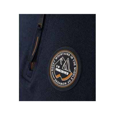 Casa Moda sportliches Troyer Sweatshirt in Marine/Blau 