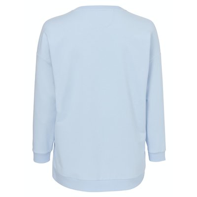 VIA APPIA modische Damen Sweatshirt in Blue mit Motiv 40