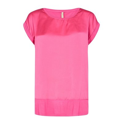 soyaconcept Thilde raffiniertes Damen Blusenshirt in tollem Pink