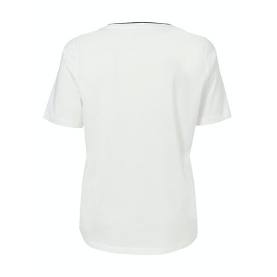  VIA APPIA, sommerliches Shirt in Offwhite  mit Aufdruck
