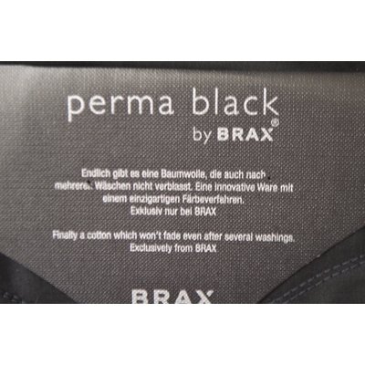 BRAX Cooper, modische 5-Pocket Hose, Schwarz/Perma Black, Stretch, Gr. wählbar