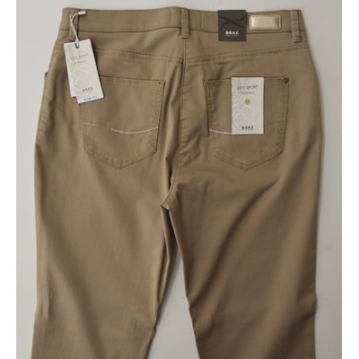BRAX Mary-City Sport, modische Jeans in Camel/Sand, Stretch, Slim Fit, 44 long