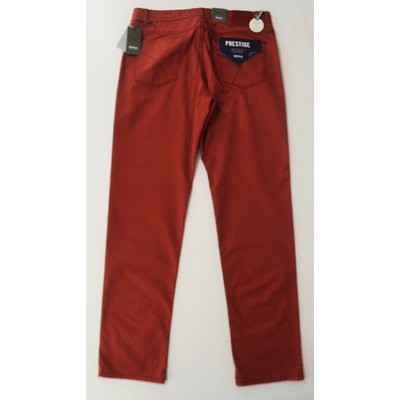 BRAX Cooper, modische 5-Pocket Hose in tollem Rot, Stretch, Größe wählbar