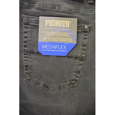 Pioneer Rando Megaflex bequeme Herren 5-Pocket Jeans in Anthrazit Stretch